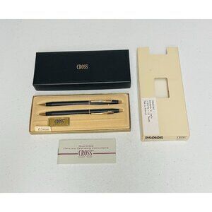 CROSS 250105 Black Ball-Point Pen & .5mm Pencil Set